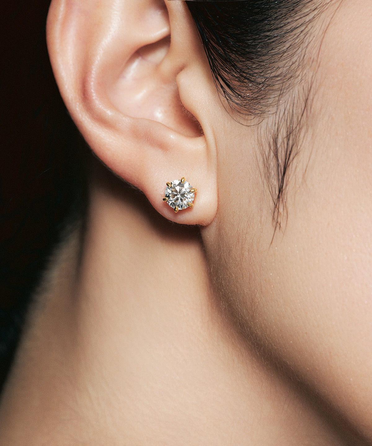 K18 ラボグロウンダイヤモンド2ct ピアス|96-7816