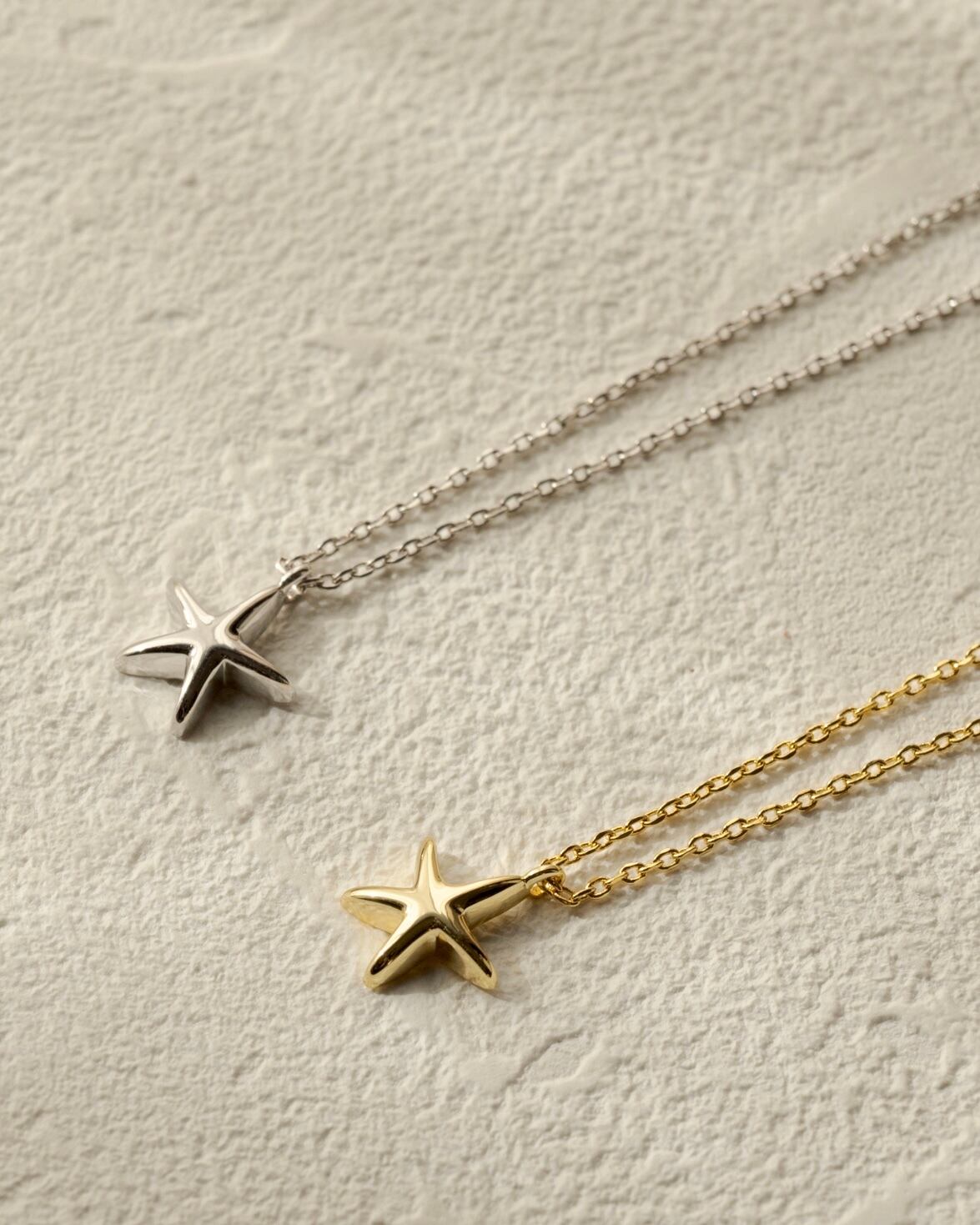 Starfish charm necklace
