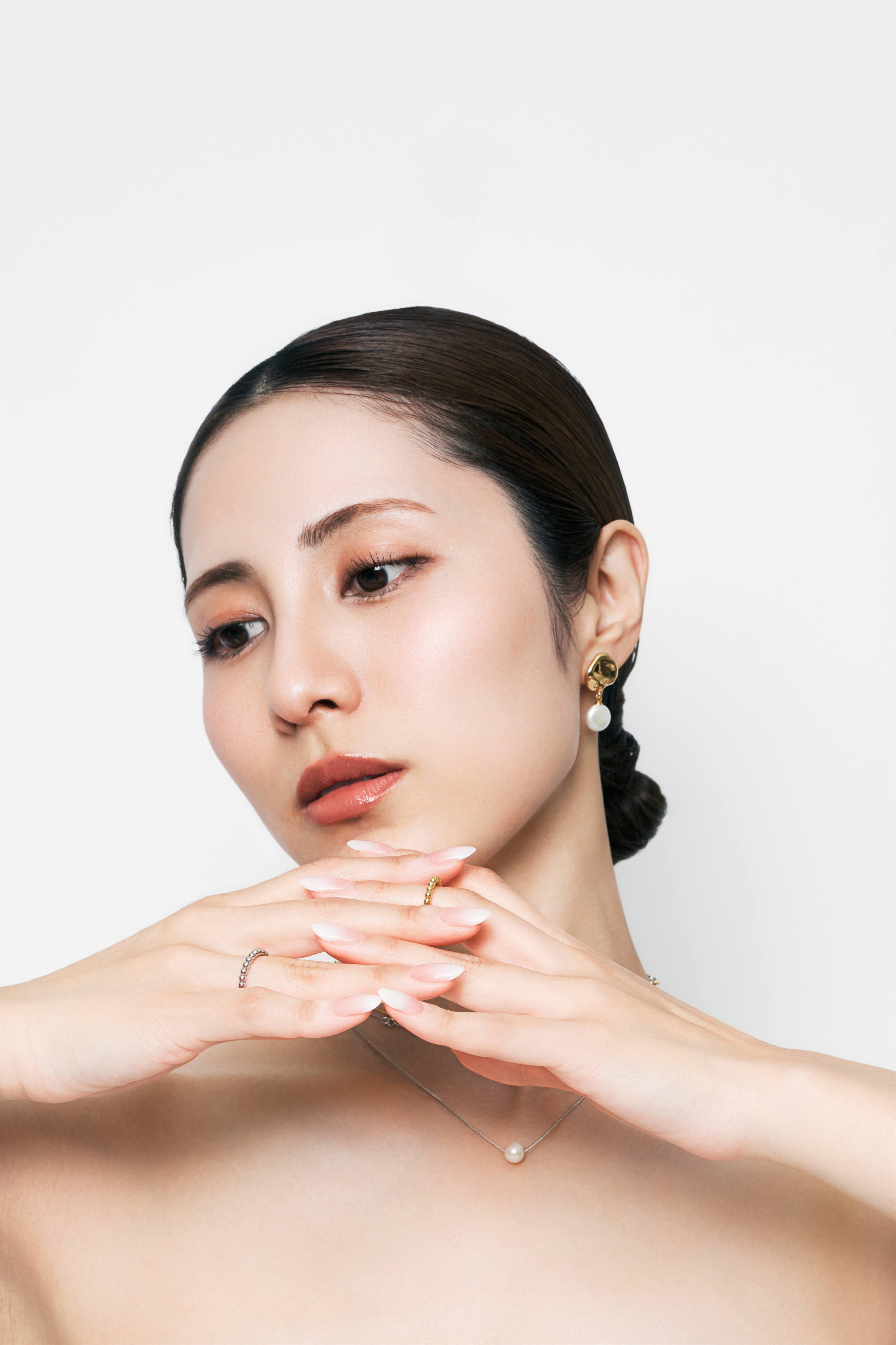 Metal Beads Ring / Earcuff