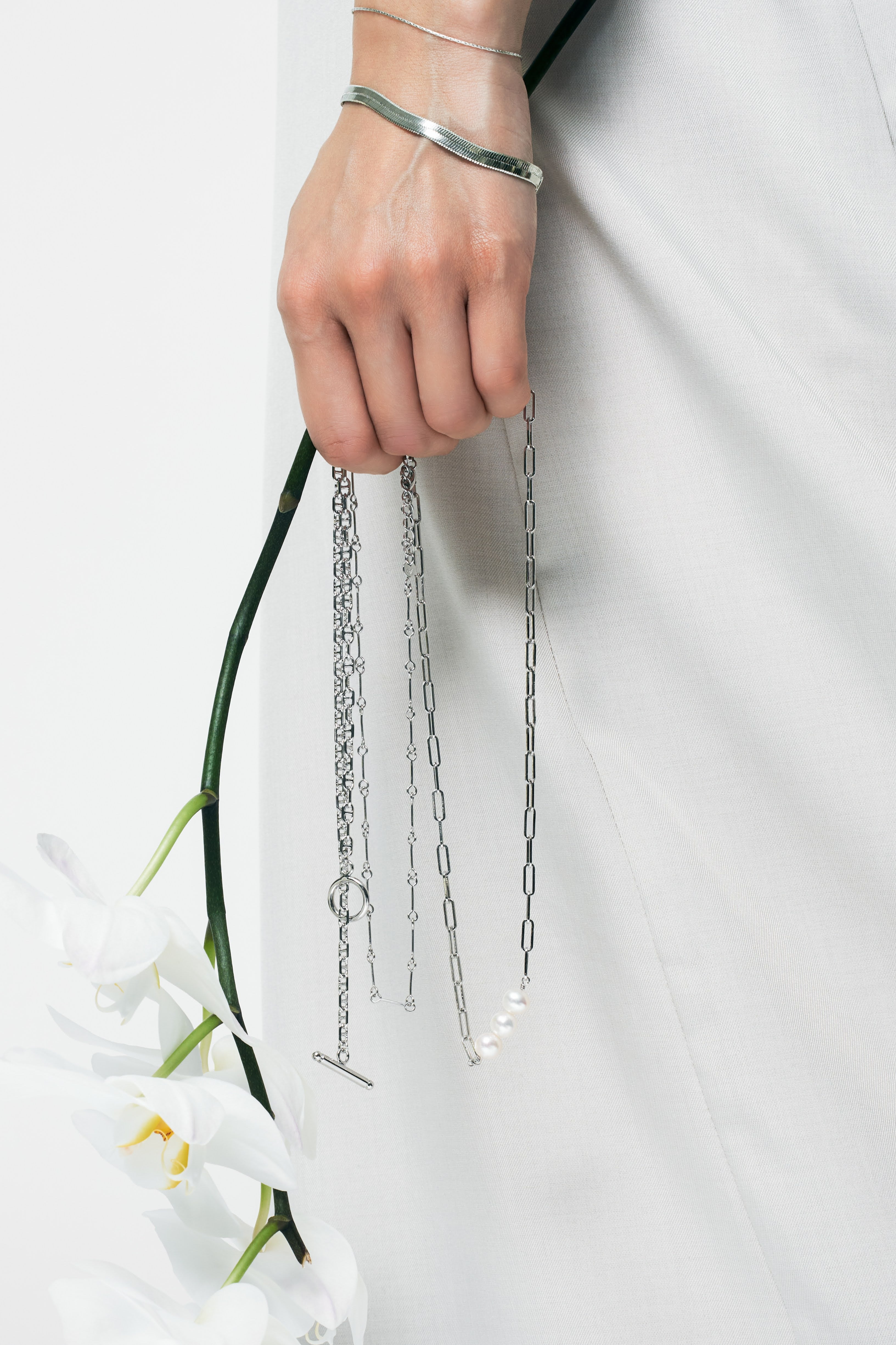Flat Snake Chain Bracelet