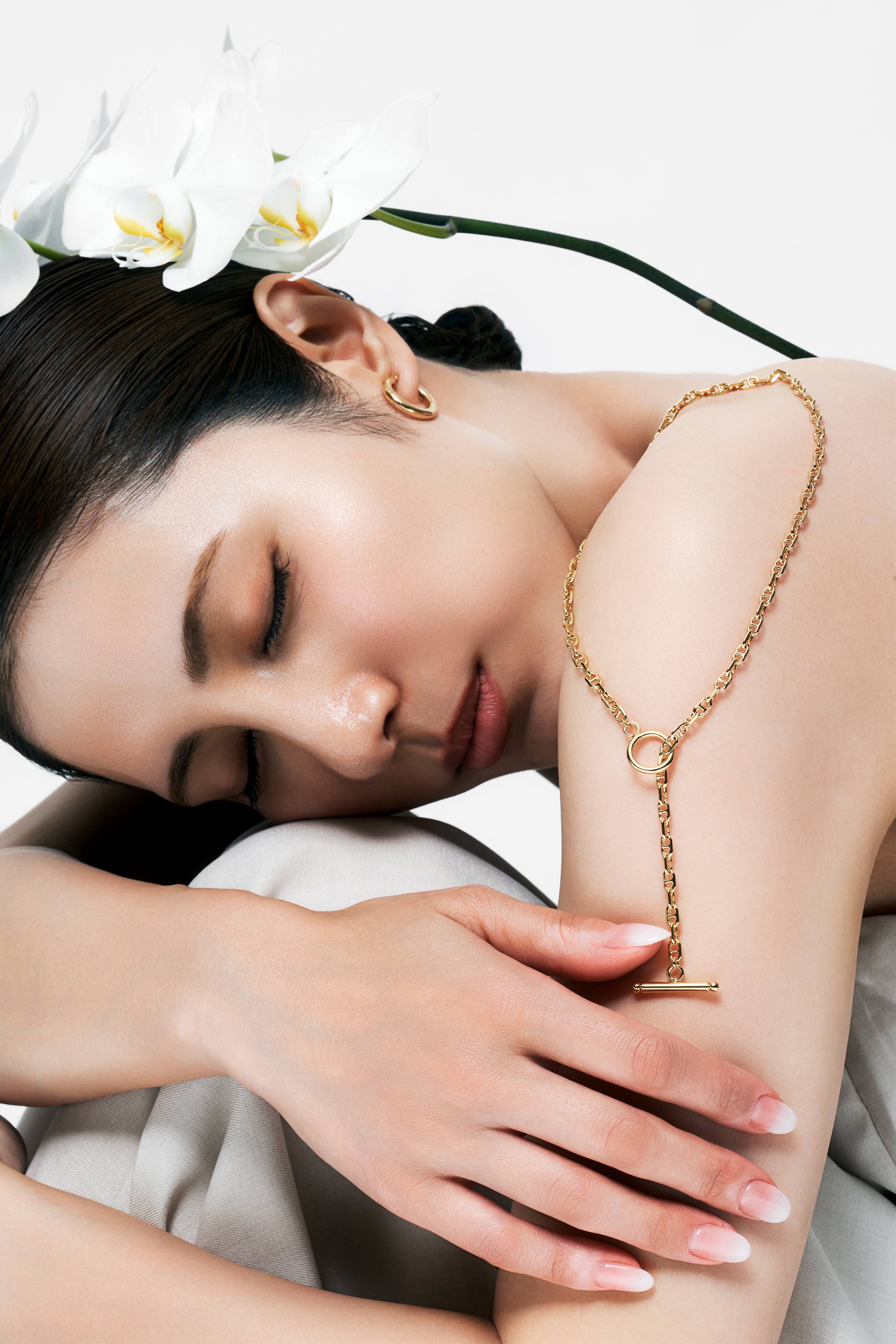 Marine Chain Mantle Necklace