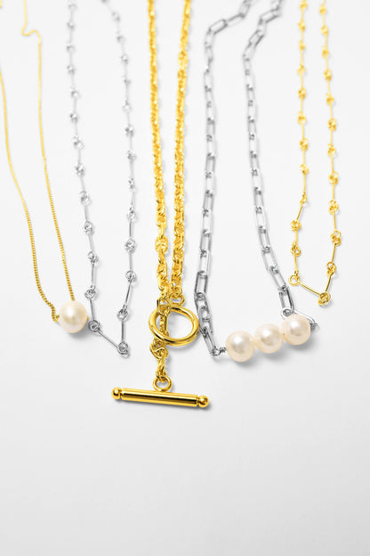 Marine Chain Mantle Necklace
