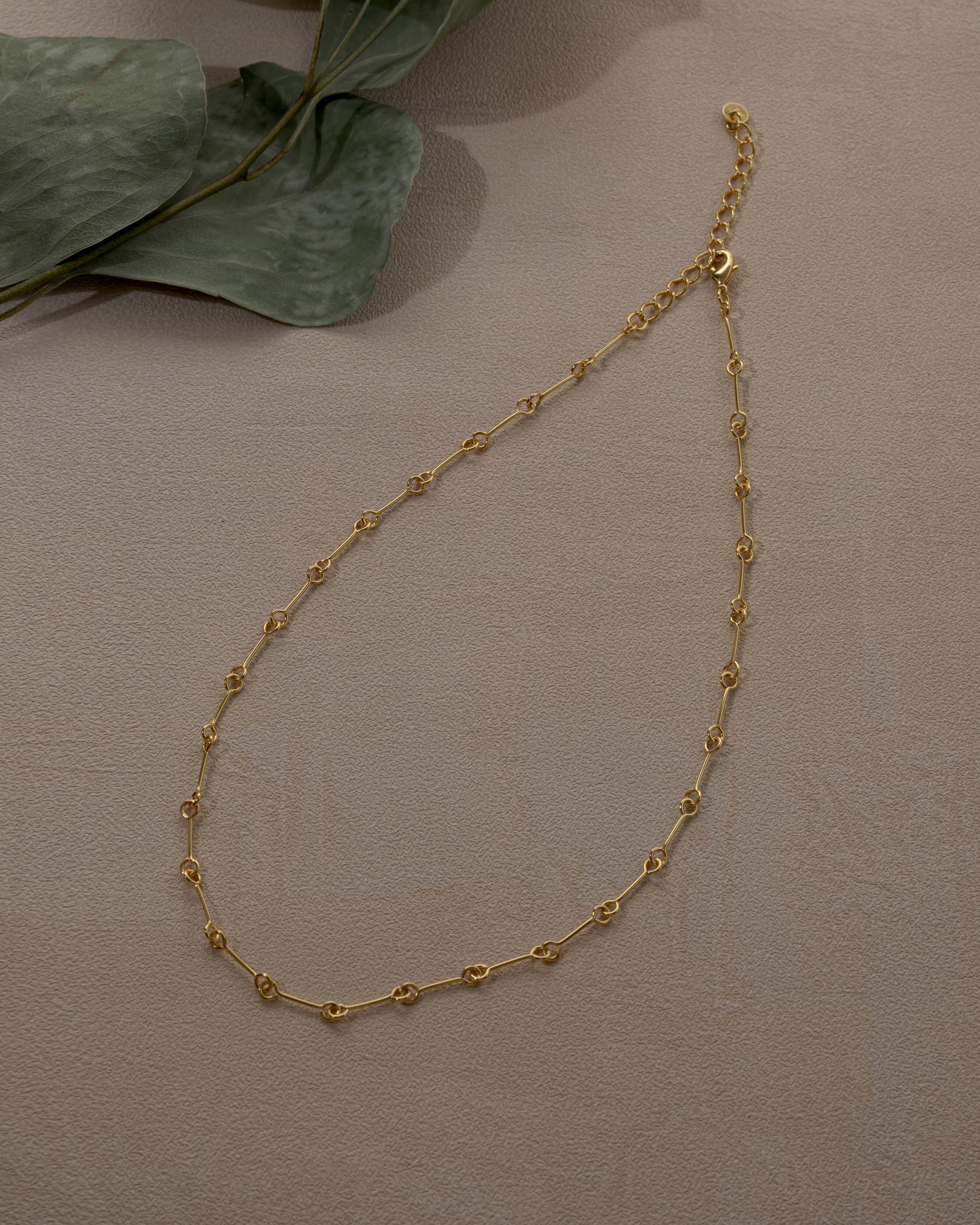 Bone chain necklace