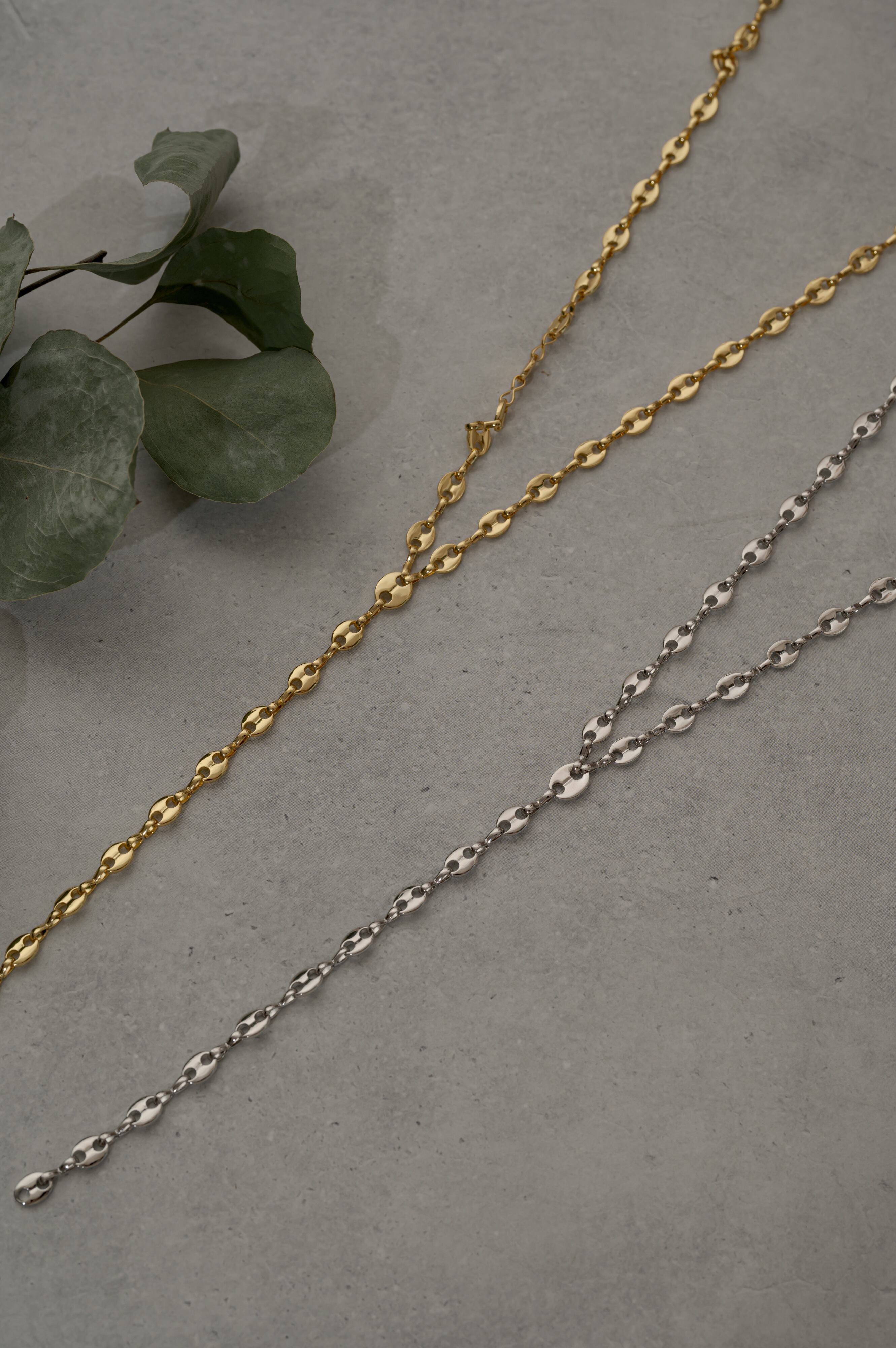 Skull chain Y necklace