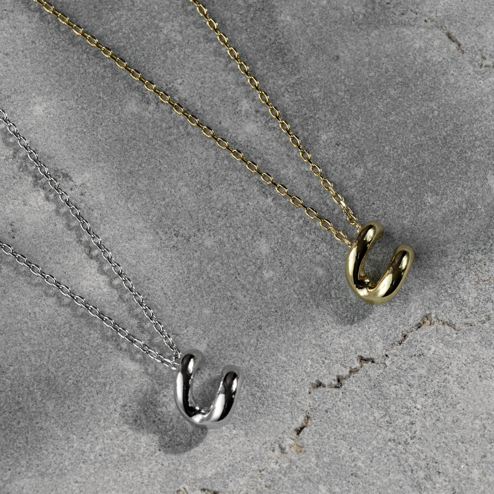 Nuance line necklace - U curve