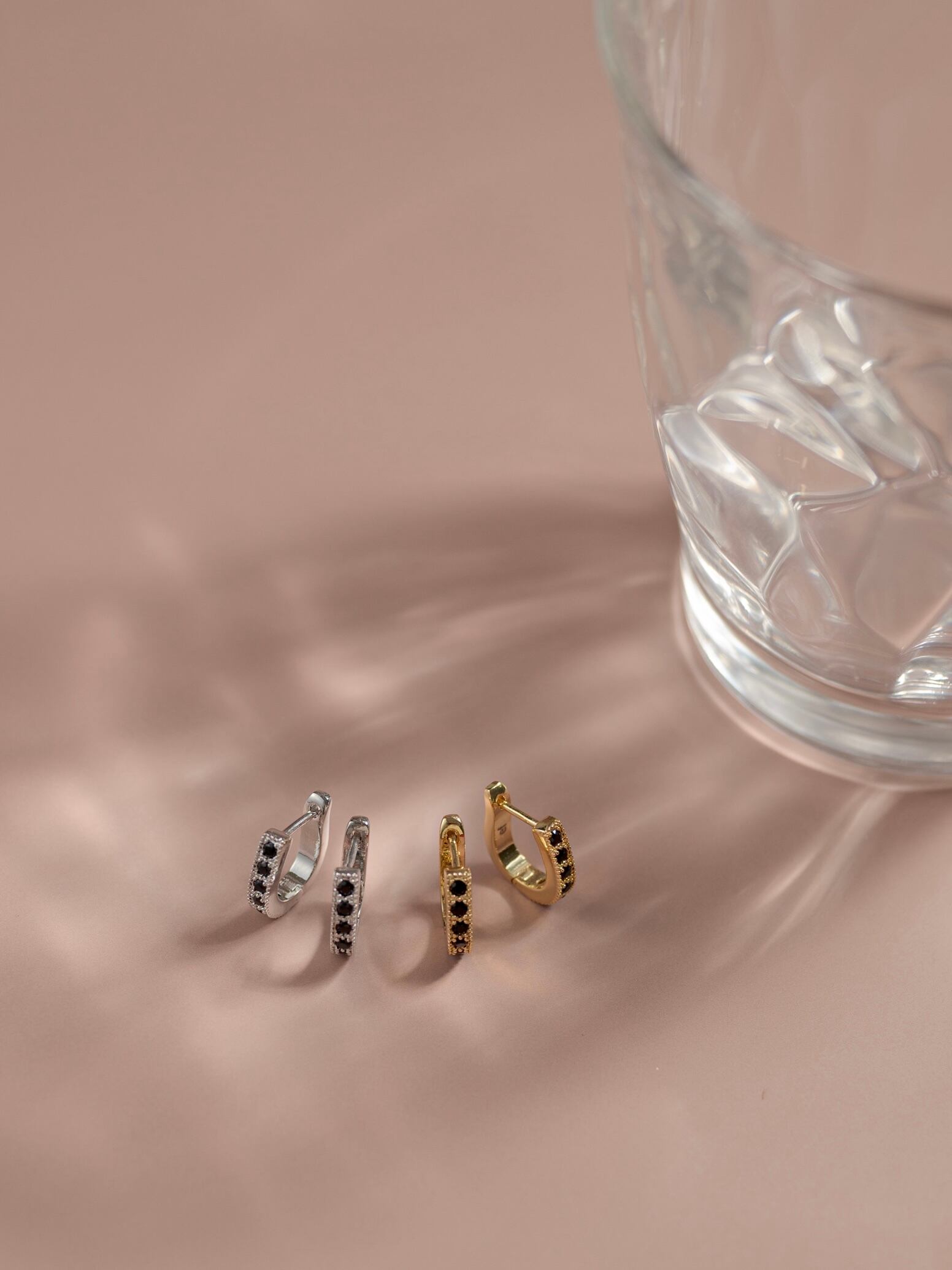 CZ pave crossing pierce