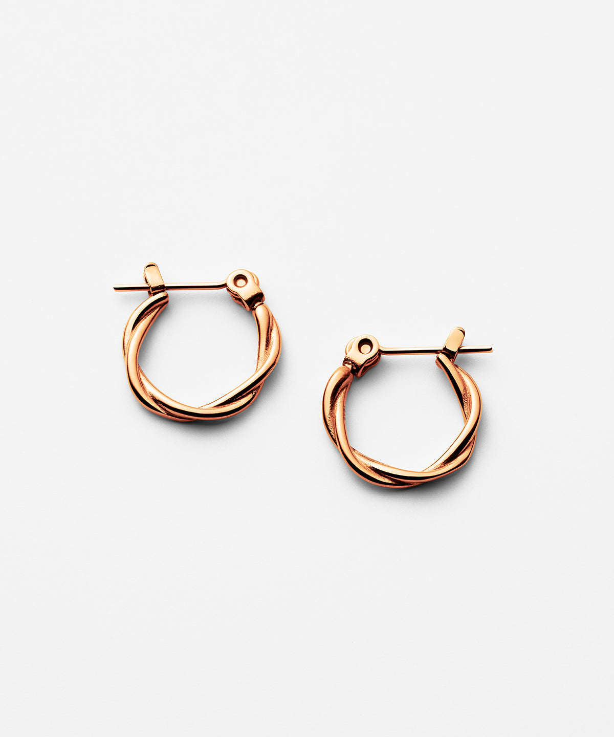ツイストフープピアス - サージカルステンレス