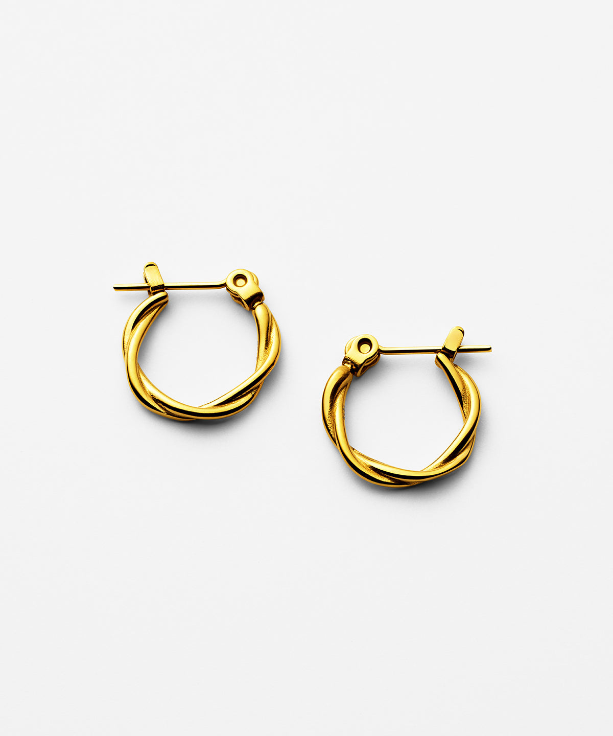 ツイストフープピアス - サージカルステンレス