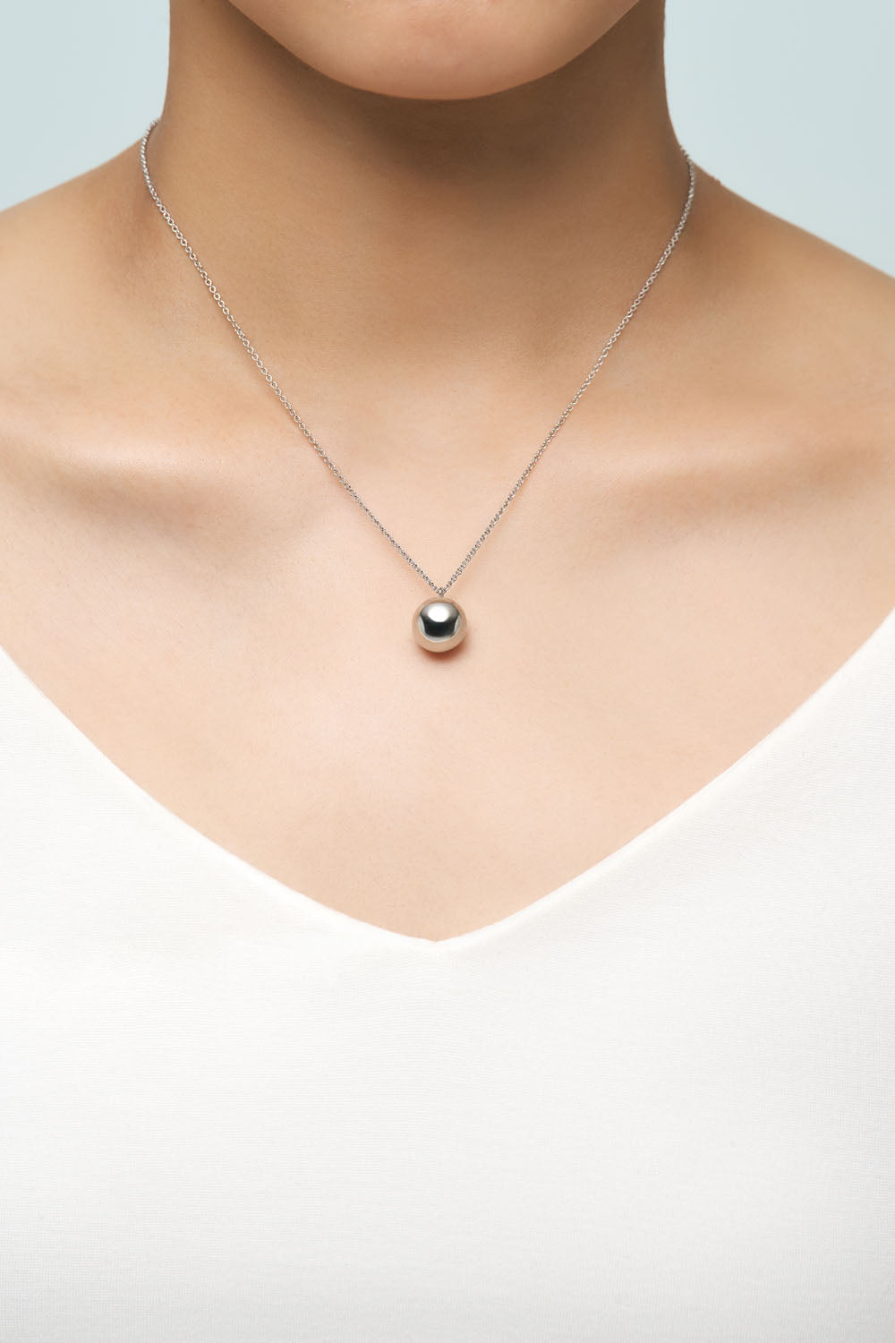 METAL BALL NECKLACE