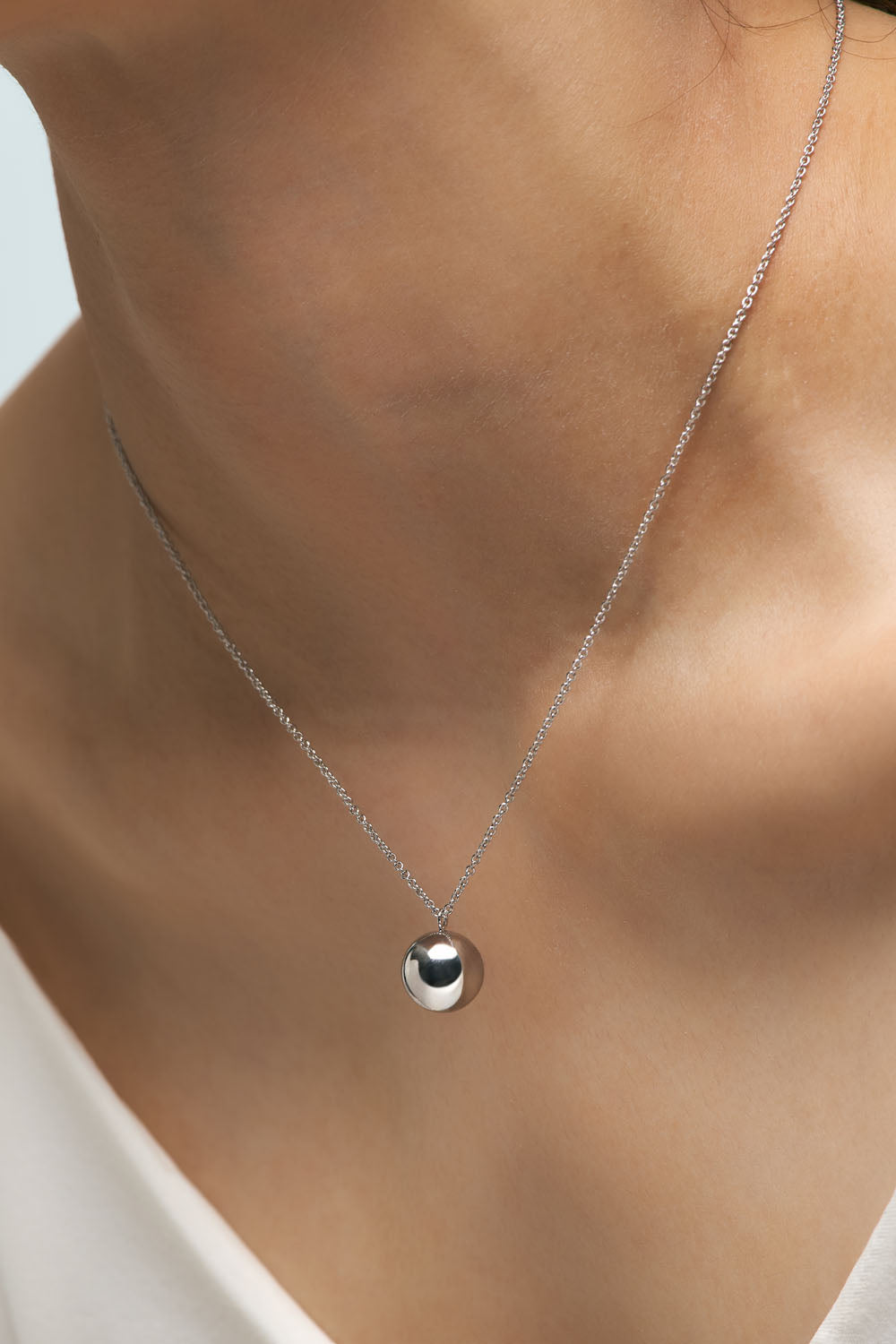 METAL BALL NECKLACE