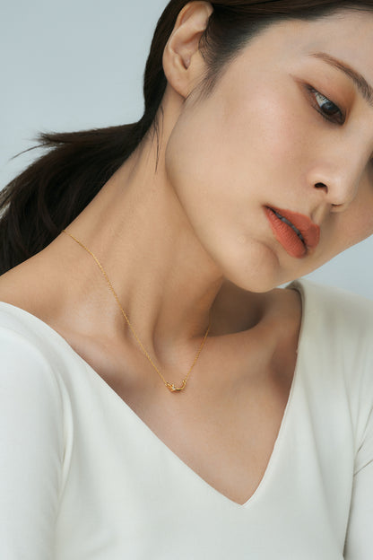 Star & crescent moon necklace