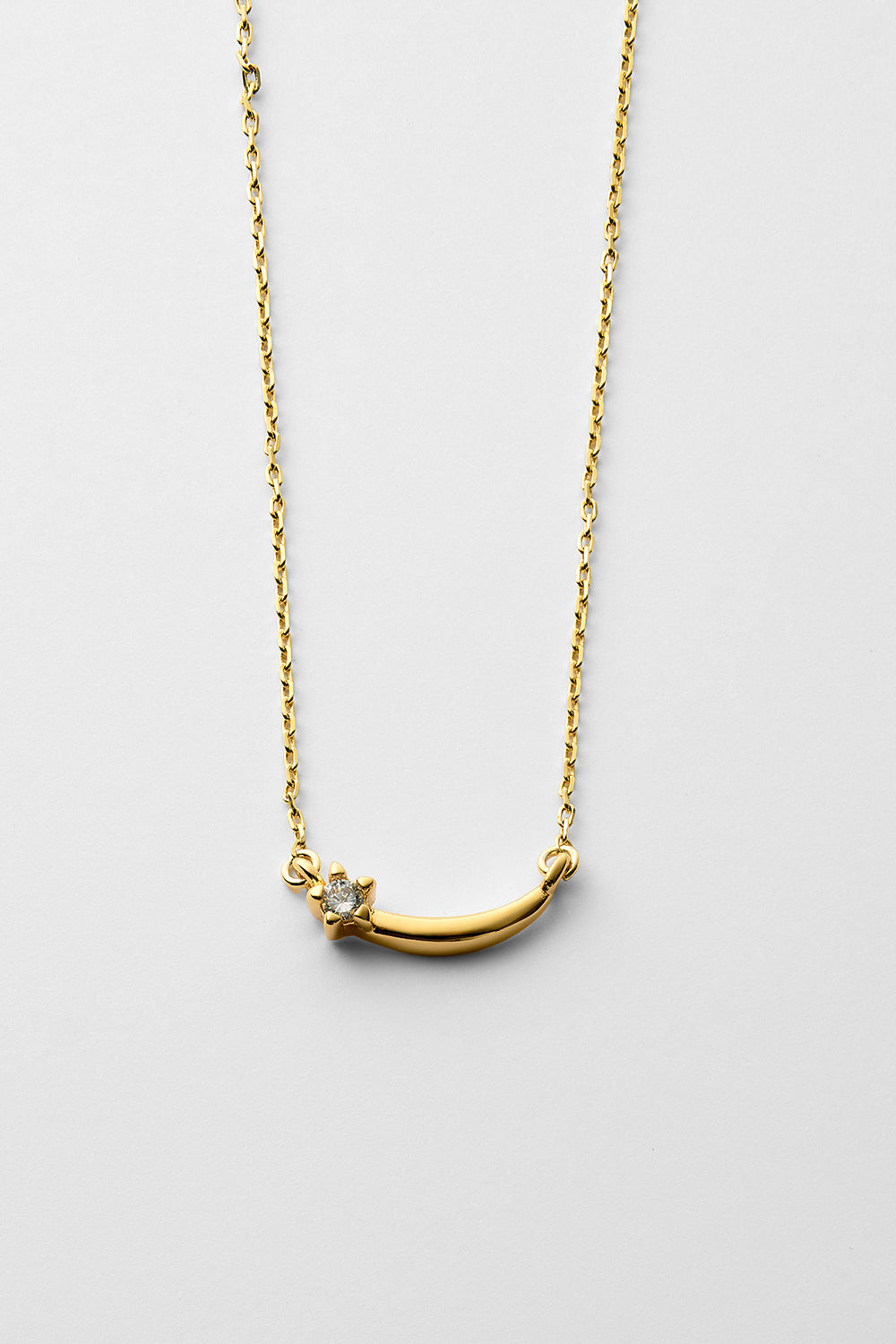 Star & crescent moon necklace