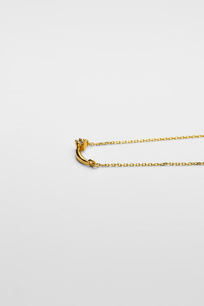 Star & crescent moon necklace