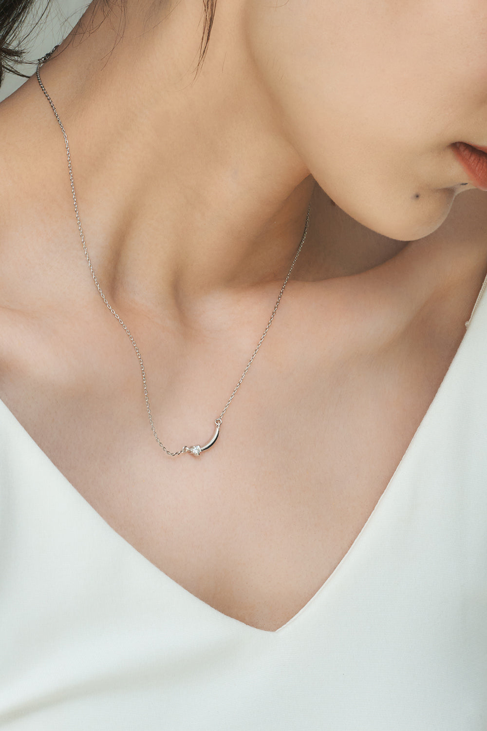 Star & crescent moon necklace