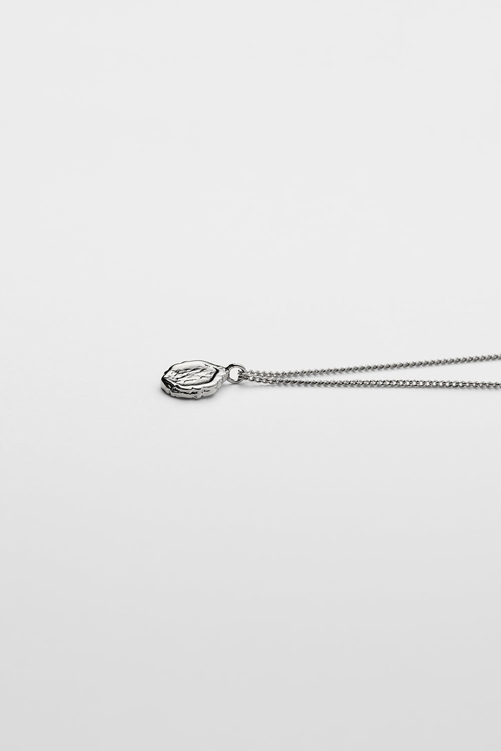 Oval medal necklace