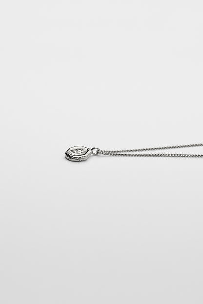 Oval medal necklace
