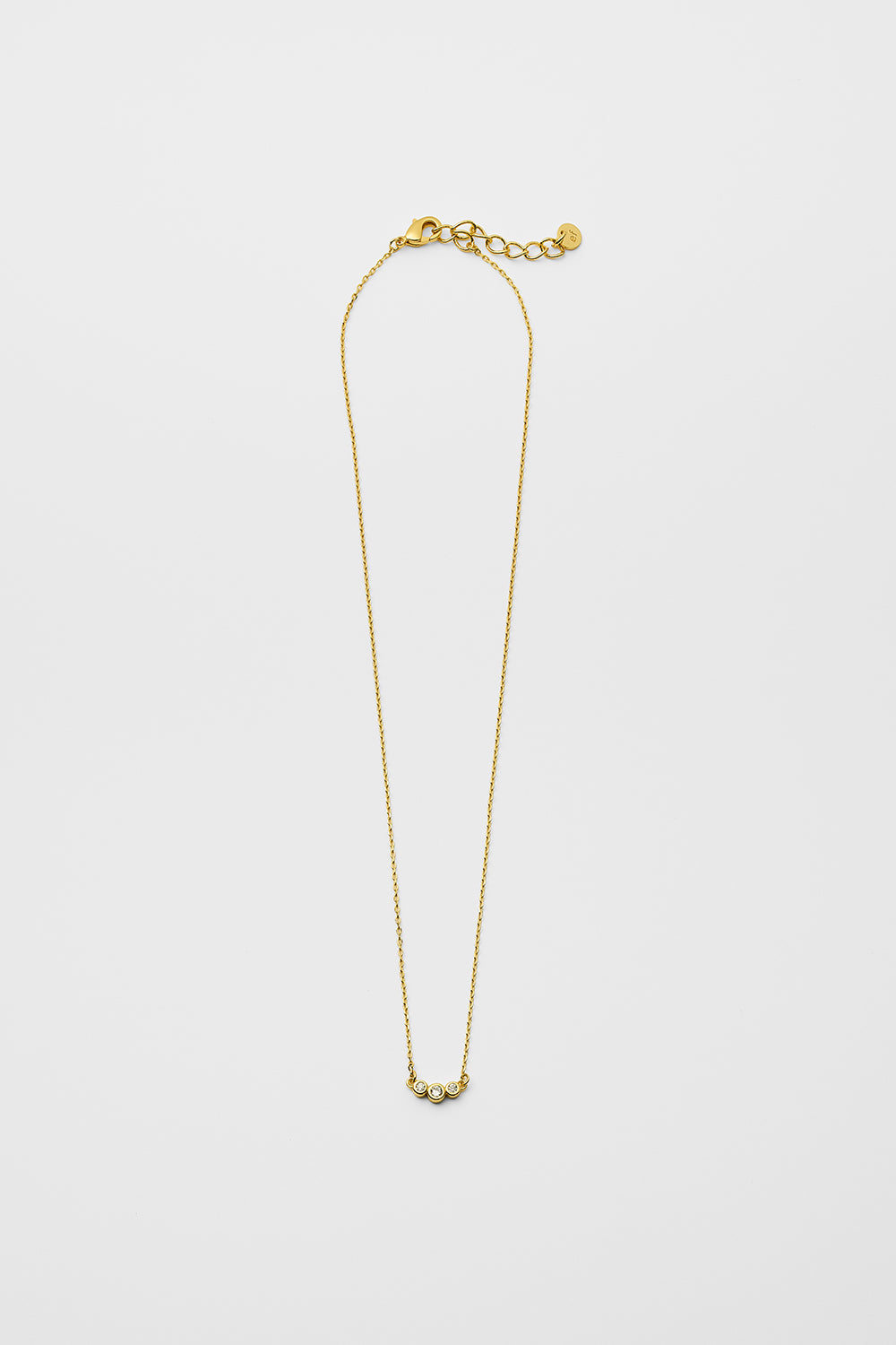 Three stone necklace
