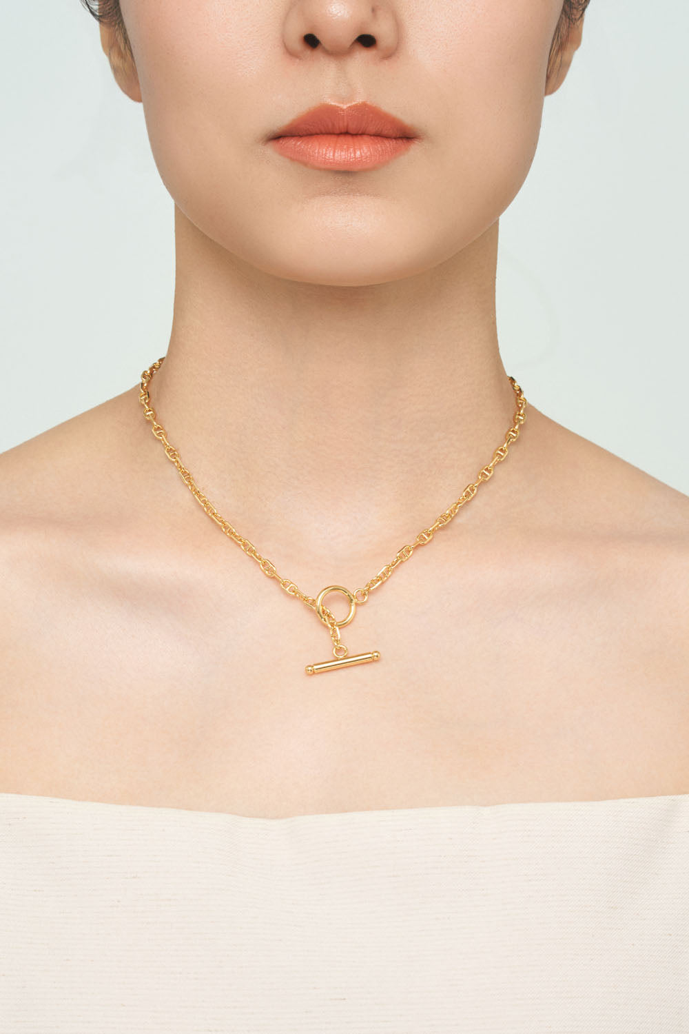 Marine Chain Mantle Necklace
