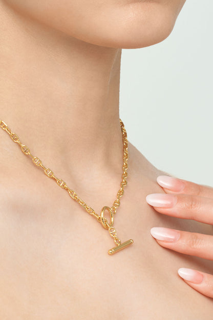 Marine Chain Mantle Necklace