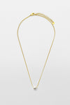 Simple Pearl Necklace Floating