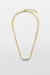 Clip Chain Pearl Necklace