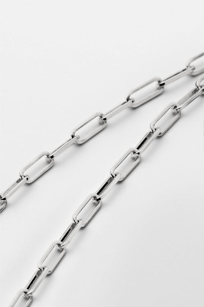 Clip Chain Pearl Necklace