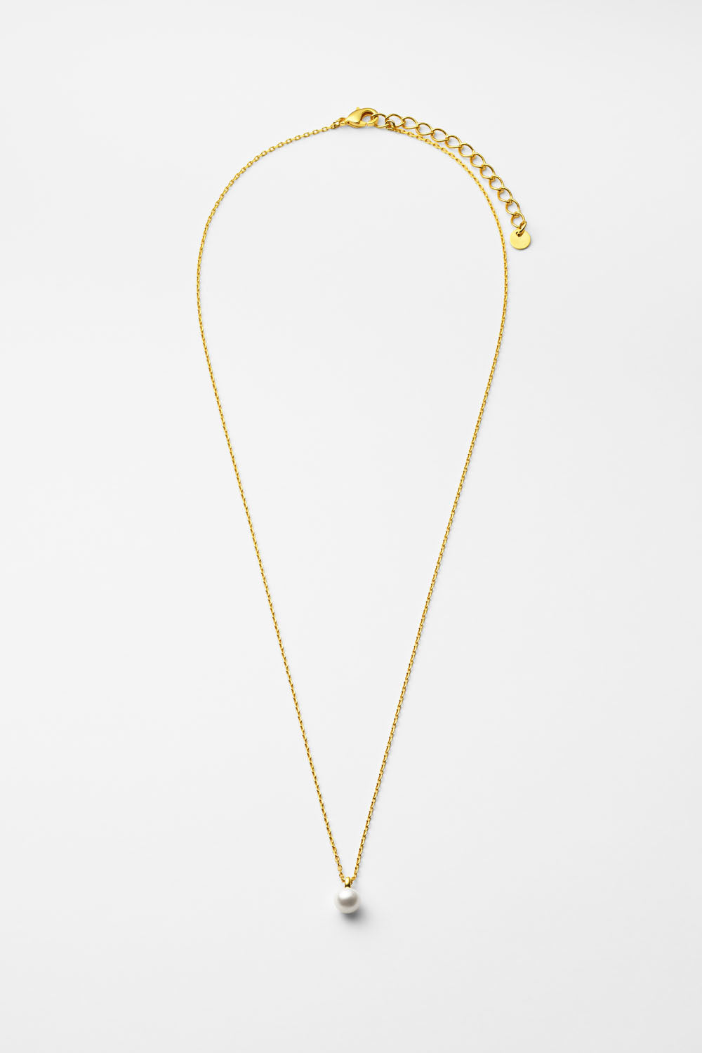 SINGLE PEARL PENDANT NECKLACE