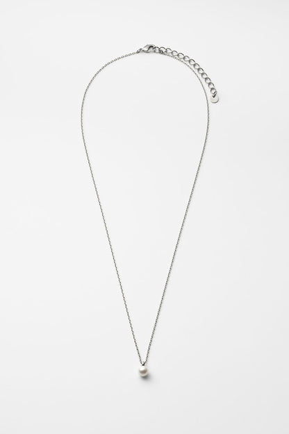 SINGLE PEARL PENDANT NECKLACE