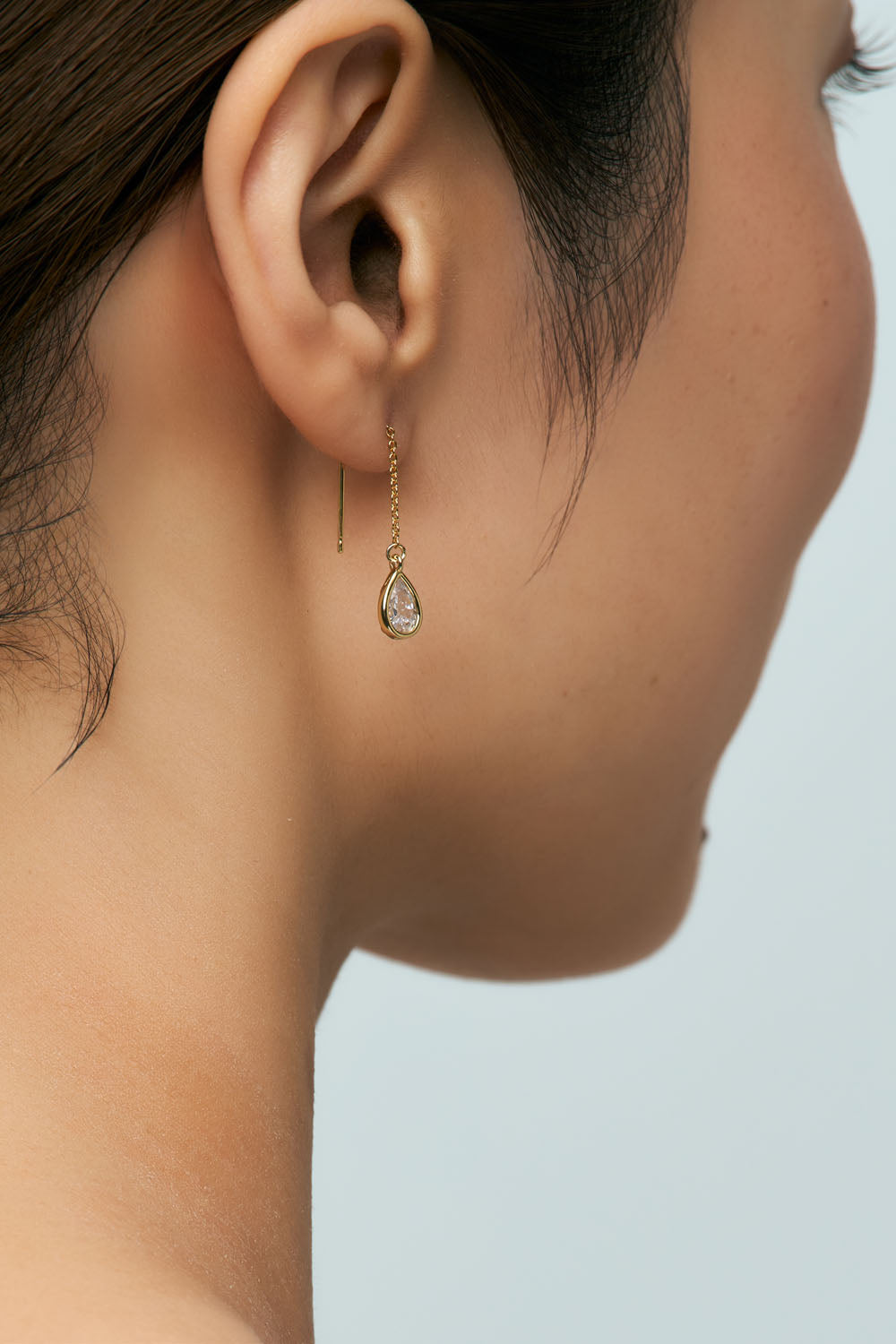 CHAIN PIERCE - DROP CZ