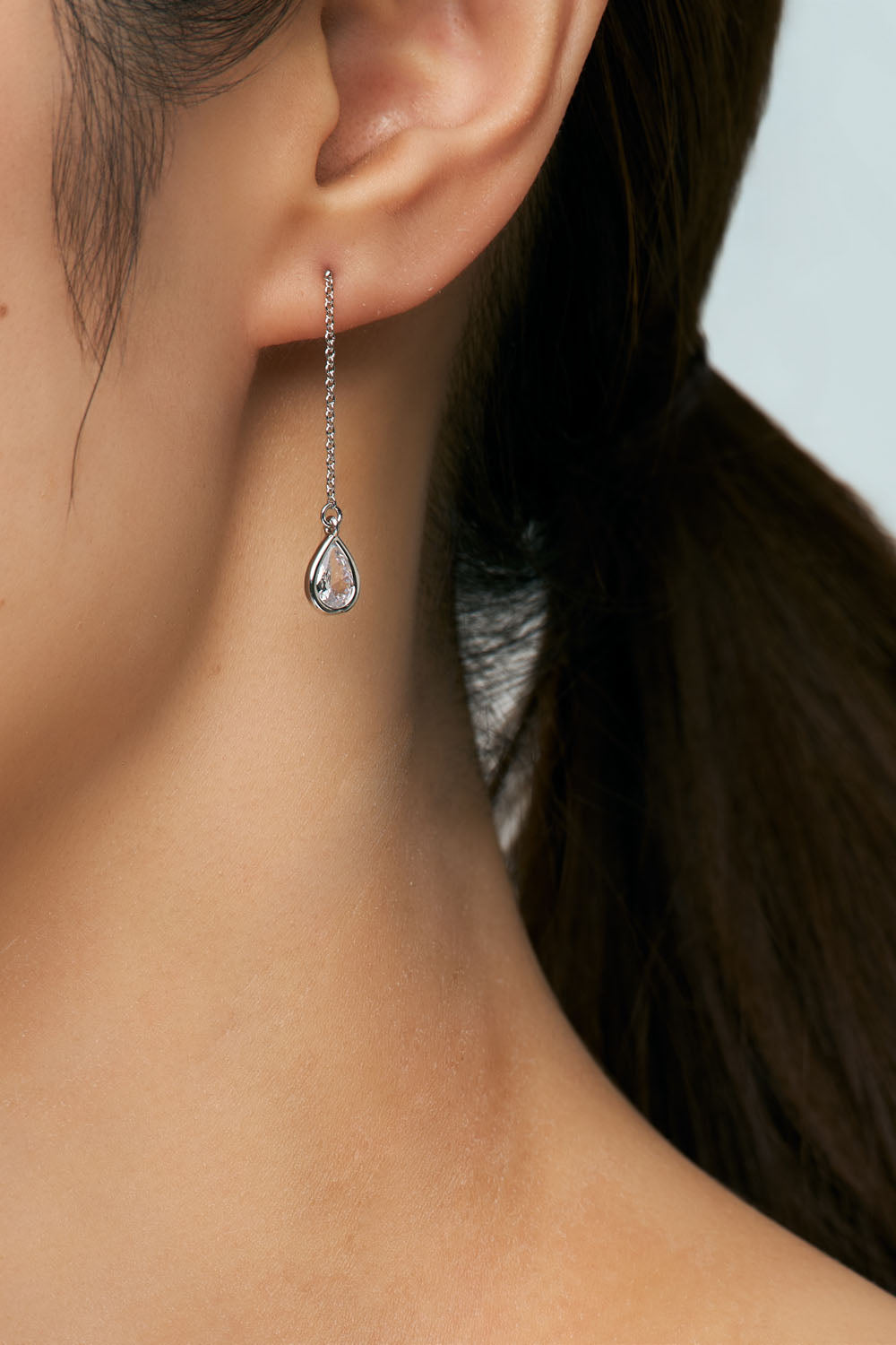 CHAIN PIERCE - DROP CZ