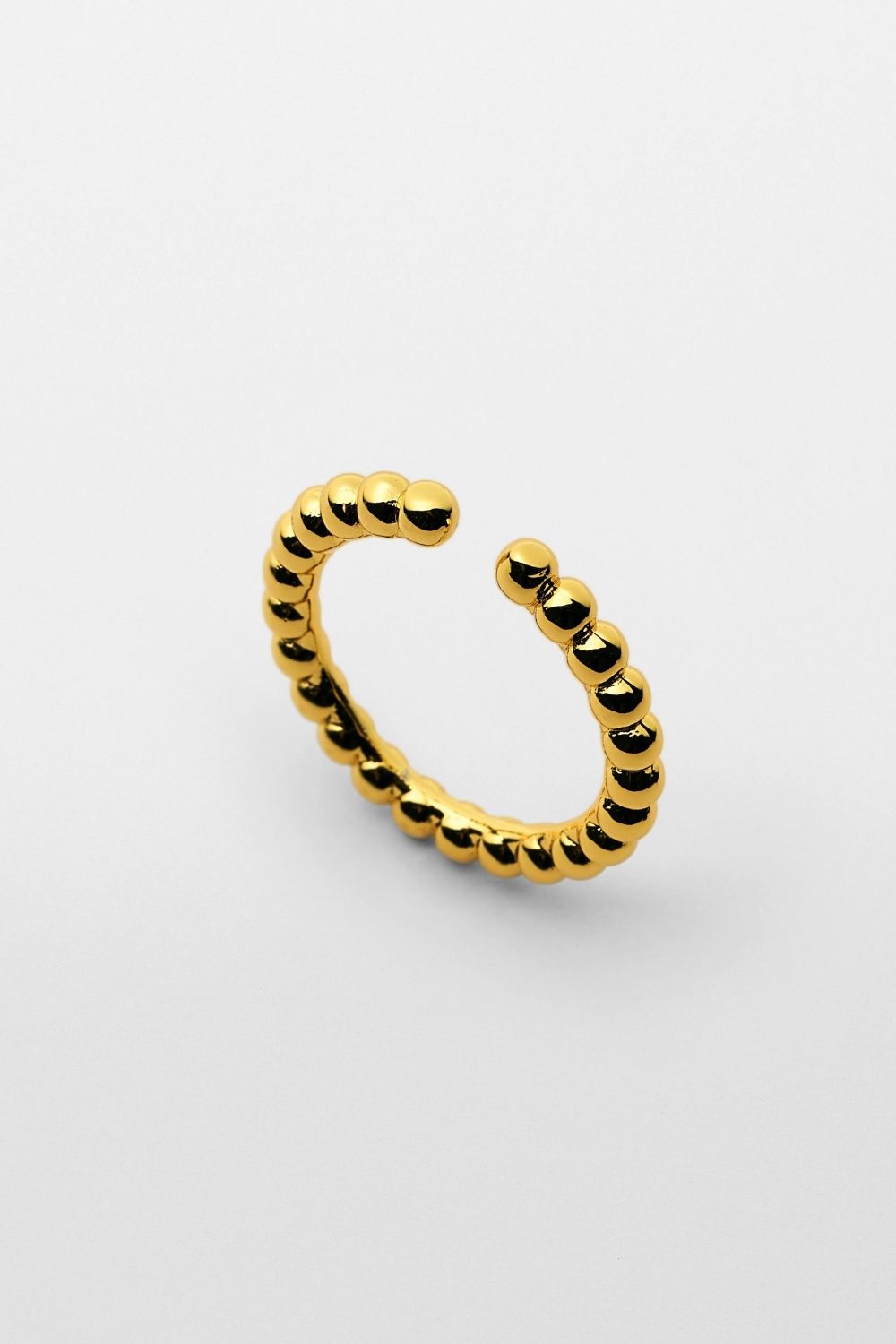 Metal Beads Ring / Earcuff