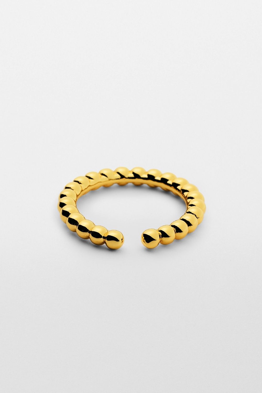 Metal Beads Ring / Earcuff