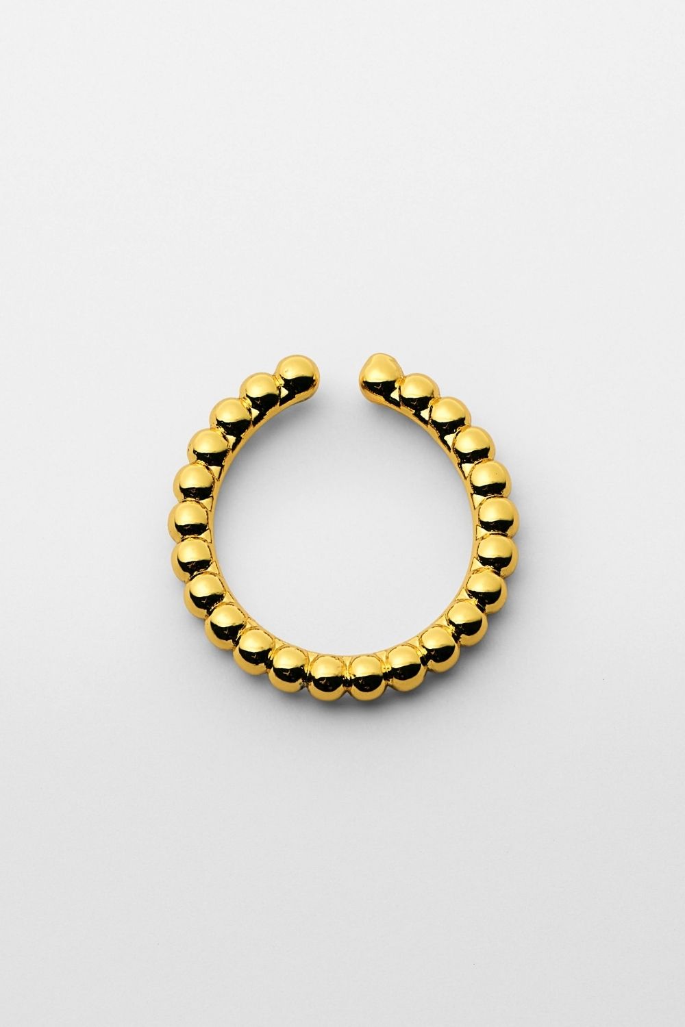 Metal Beads Ring / Earcuff