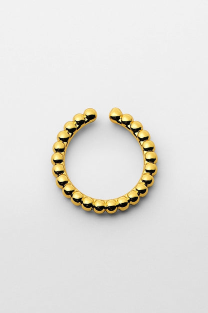 Metal Beads Ring / Earcuff