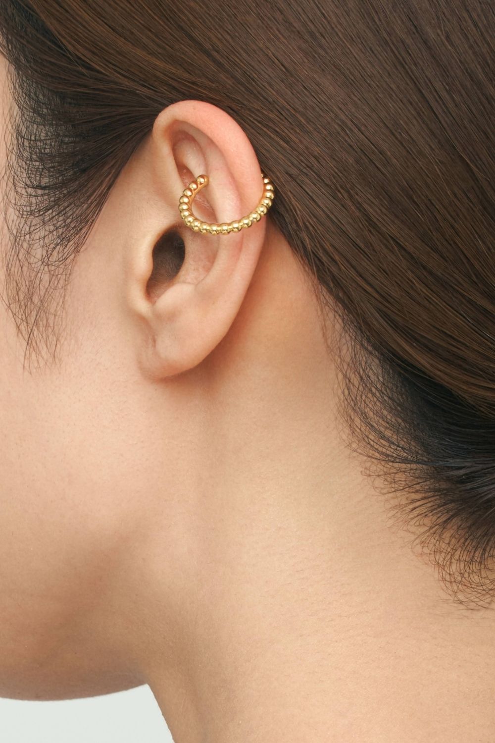 Metal Beads Ring / Earcuff