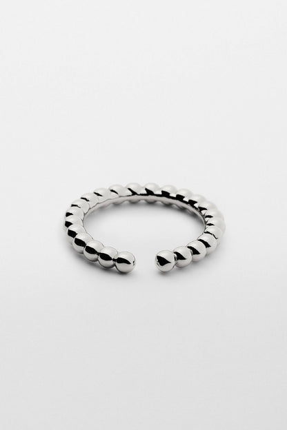 Metal Beads Ring / Earcuff