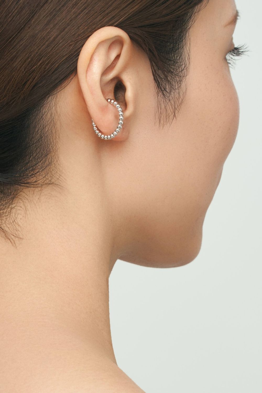Metal Beads Ring / Earcuff