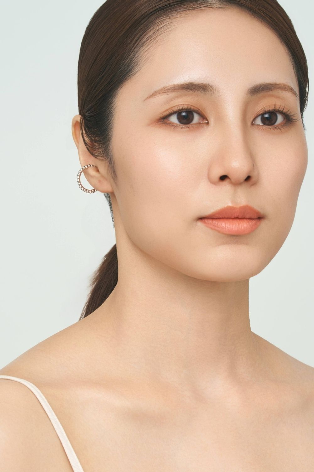 Metal Beads Ring / Earcuff