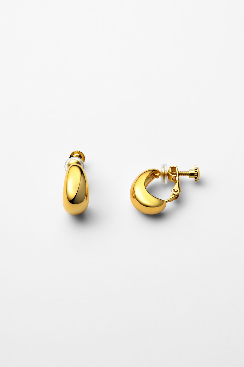 DROP CURL STUDS EARINGS