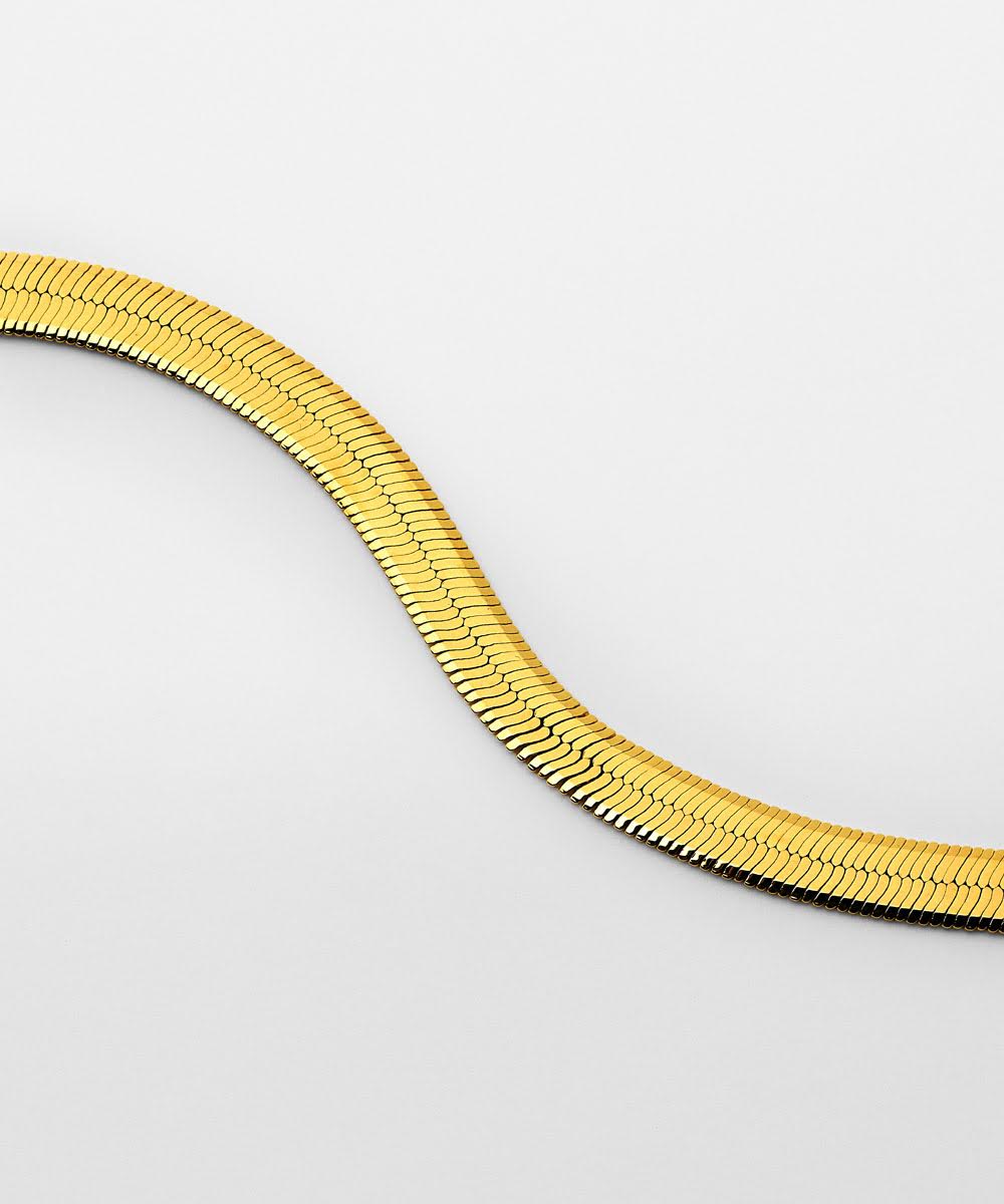 Flat Snake Chain Bracelet