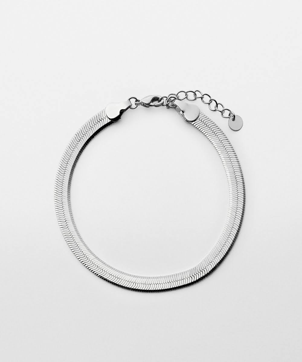 Flat Snake Chain Bracelet