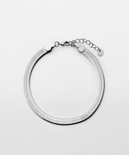 Flat Snake Chain Bracelet