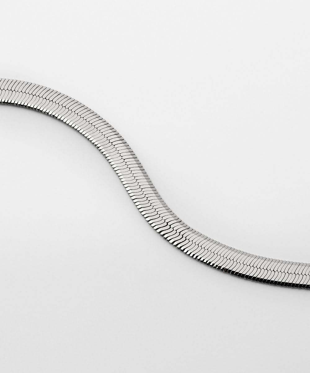 Flat Snake Chain Bracelet
