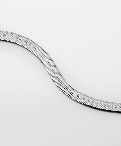Flat Snake Chain Bracelet