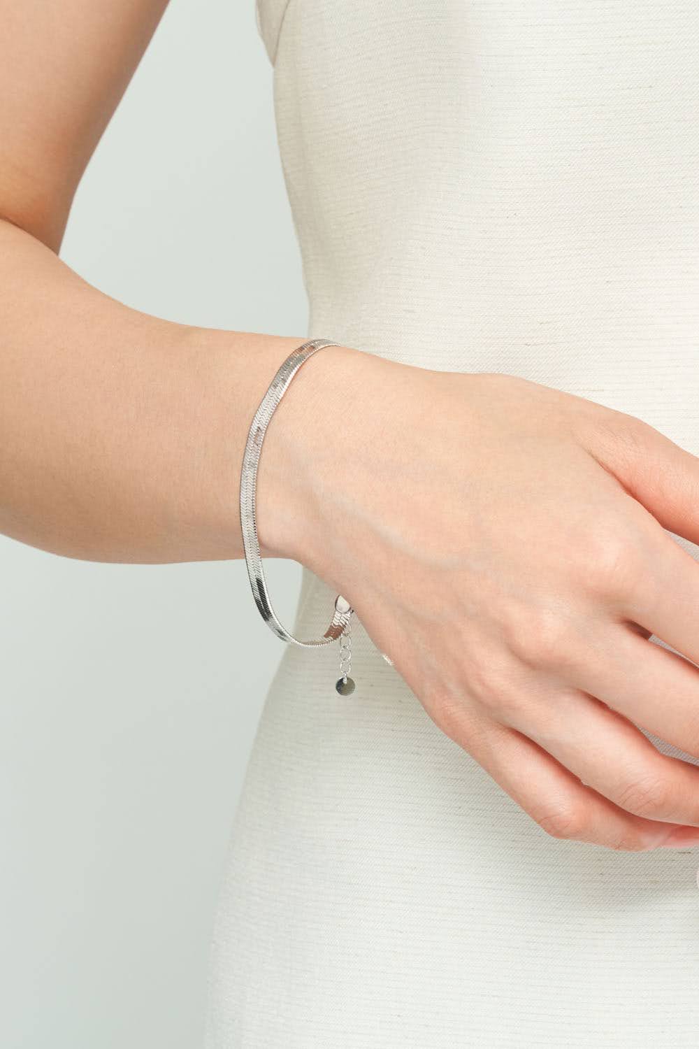 Flat Snake Chain Bracelet