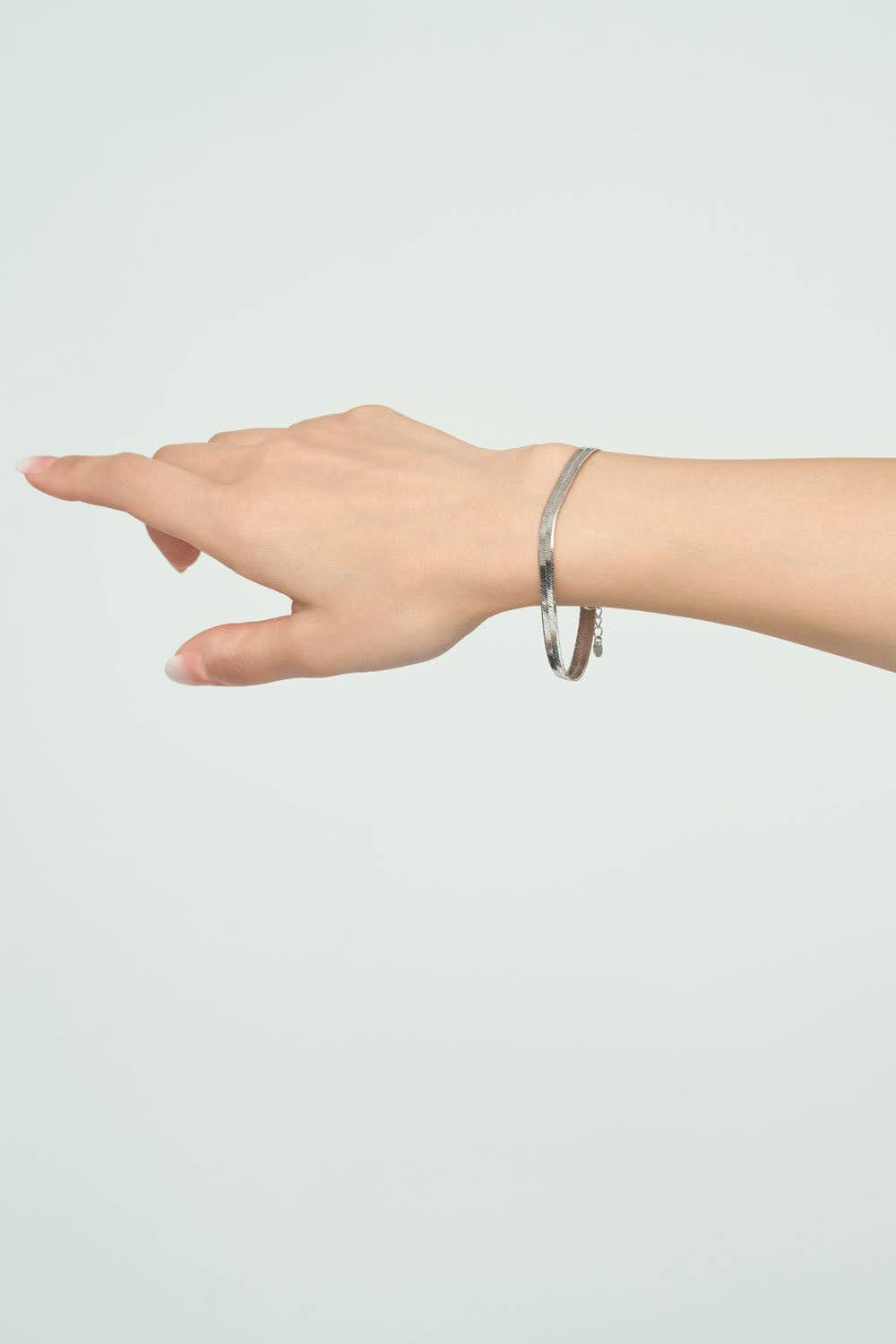 Flat Snake Chain Bracelet
