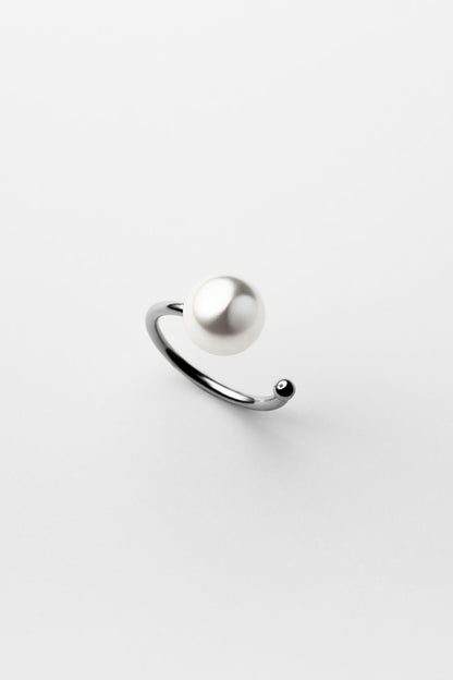 SINGLE PEARL FREE SIZE RING