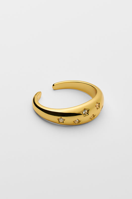 Star burst ear cuff & ring