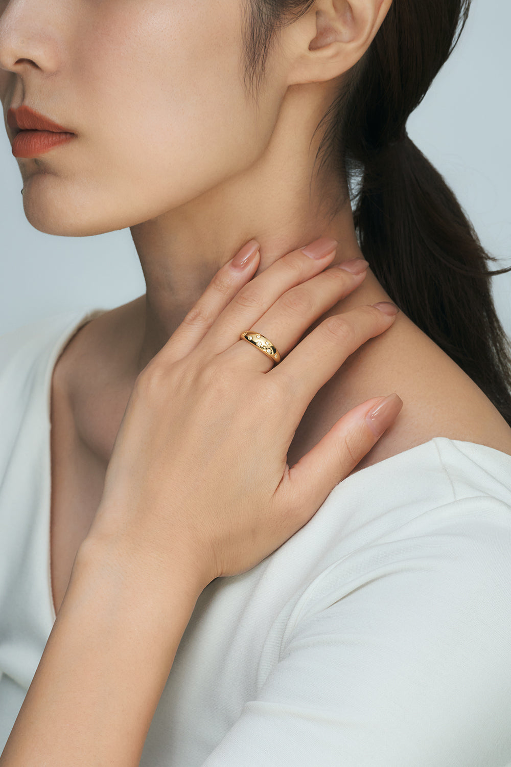 Star burst ear cuff & ring
