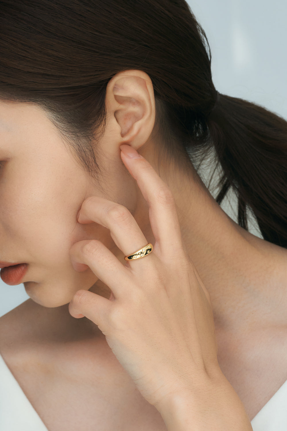 Star burst ear cuff & ring